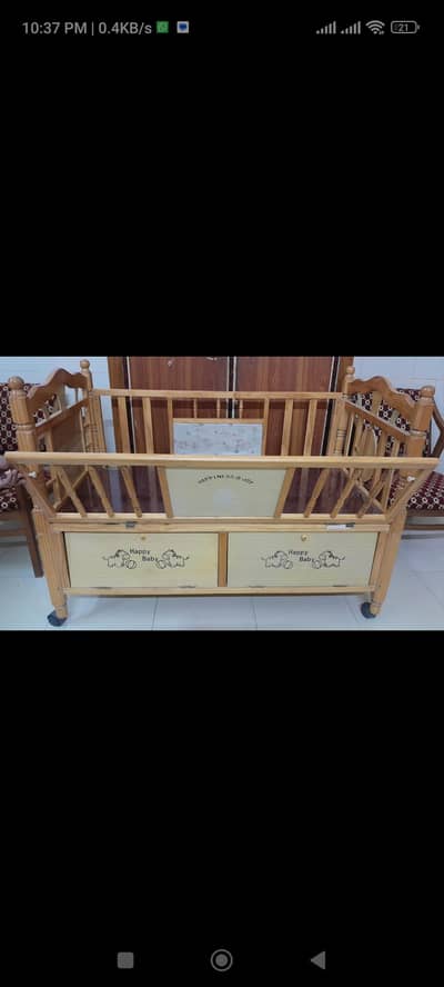 Baby Cot used condition (best wooden quality)