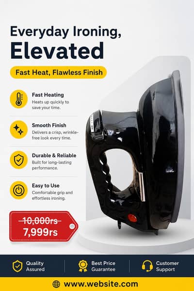 •Iron •Fast Heating