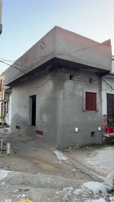 1marla hose grey structure corner  house in gujrat
