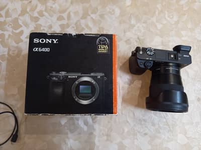 Sony a6400 with Sigma 16mm f1.4 Lens  (mirrorless camera 4K recording)