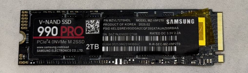 Samsung 2 TB NVME SSD ( copy )