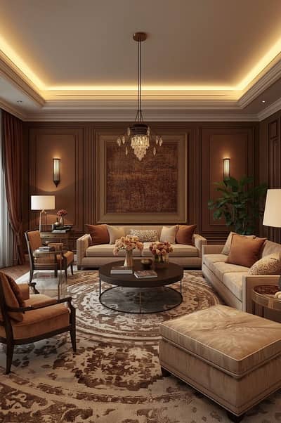 600 Yards Semi-Furnished Ultra Luxury Ground Floor Portion For Rent Located In A Super Secure Gated Society Suitable For Expatriates, Foreigners And C-Suite Executives