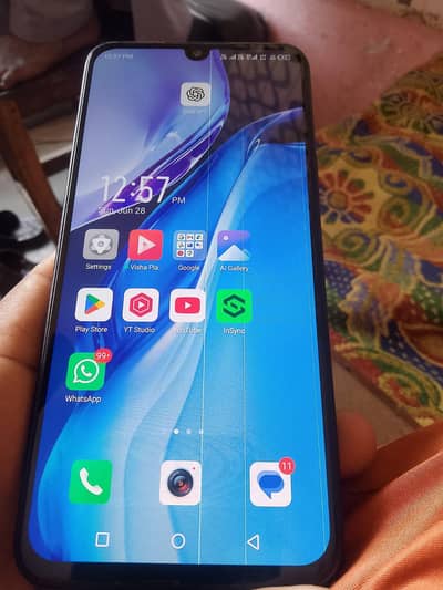 Infinix Note 12 6+6 128GB Panel me line hy halki Exchange Possible