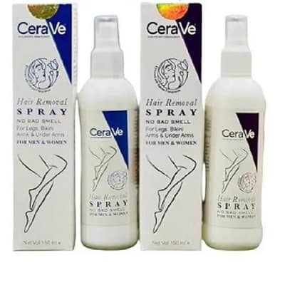 CeraVe Hair Removal Spray No Bad Smell Smooth Skin