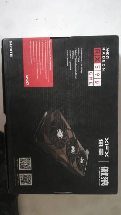 AMD Radeon Rx 590 gme Triple fan with box