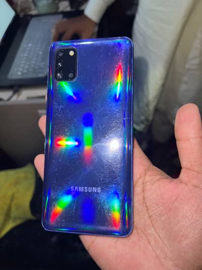 Samsung Mobile A31 with box