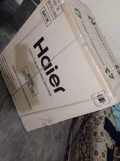 New Haier semi automatic machine