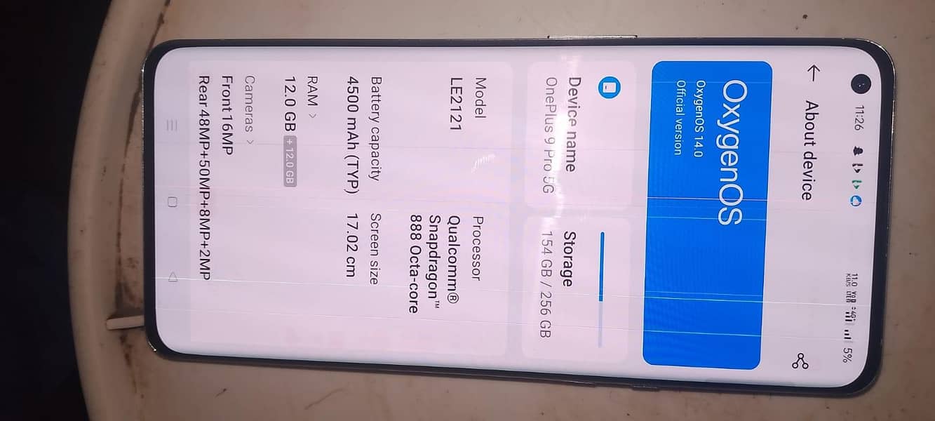 OnePlus 9pro 8