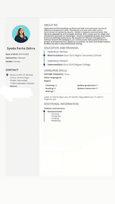 Apply for job
