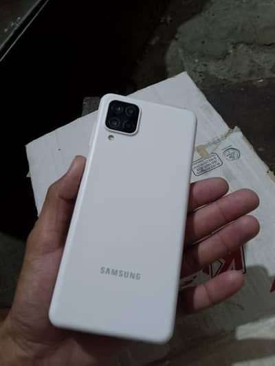 Samsung A12 4 64 box ha sath just panel change baki all okay exchange