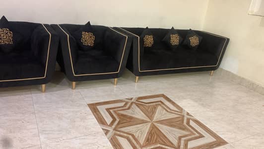 sofa set 6 seater with 6 cusions