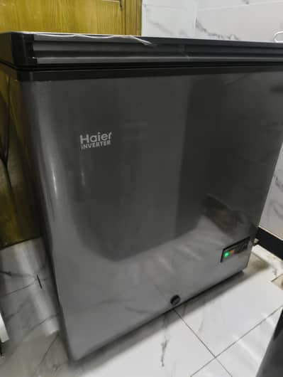 Haier HDF-285I Inverter Deep Freezer – 10 Cu Ft | Grey | Like New