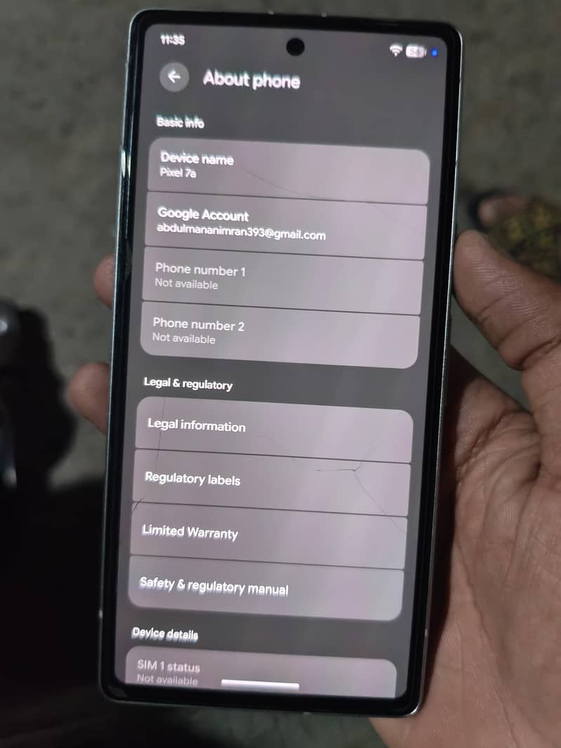 Google Pixel 7a 6