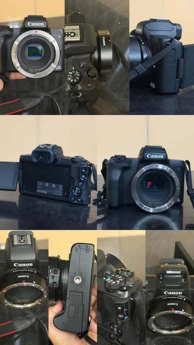 CanonM50MarkII+M MountAdapter+EF-M50mm1.8STMlens+TamronEF-S70-300mm