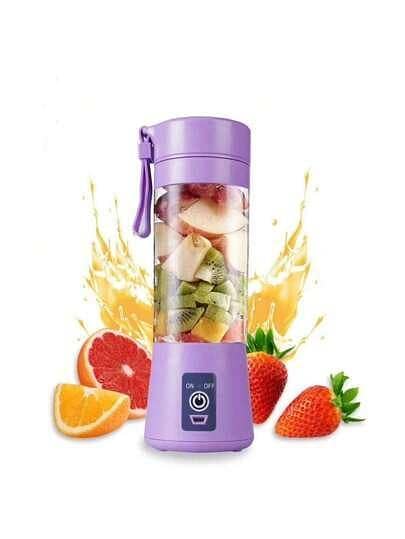 Recargeable Juicer Blender 6 Blades 380ml - Portable Juicer Cup & Smoothie Maker Charging