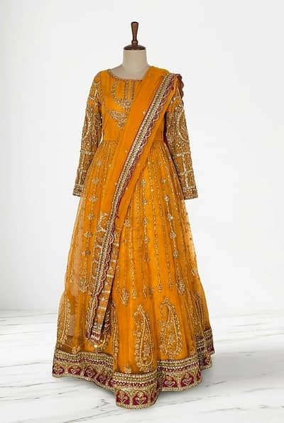 Luxury Embroidered Wedding Maxi