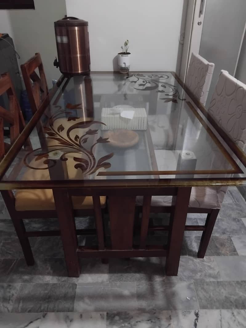 4 Seater dining table 2