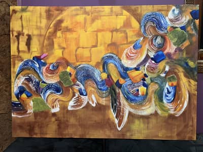 Abstract brushstrokes