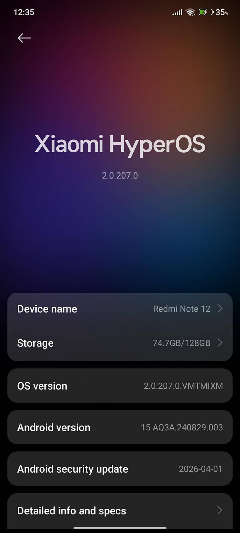 Xiaomi Redmi Note 12 6