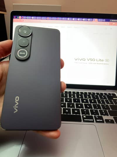 Vivo V50 Lite 5G – Complete Box | 10/10 Condition | PTA Approved |
