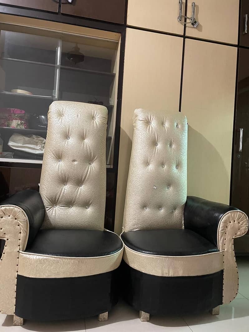 Coffee sofa pair 1
