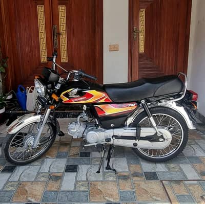 Honda CD 70 Black 2026 model ( Confirm 26 )