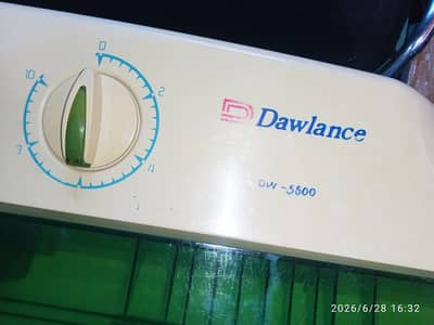 0332/03/008/63 Dawlance washing machine twin tub model number DW 5500