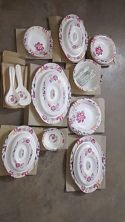 72 pcs dinner set melamine