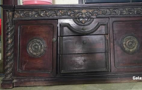 wooden sideboard