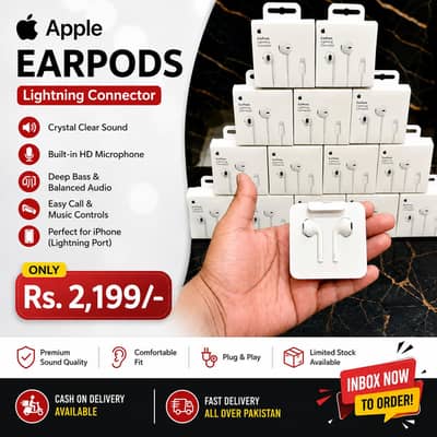  APPLE EARPODS (Lightning Connector)