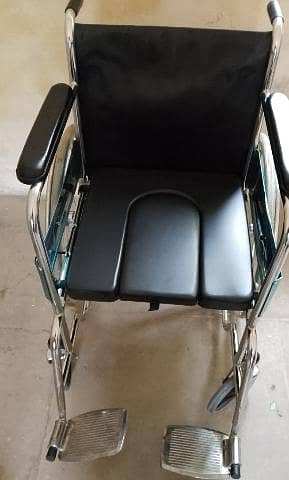 new steel wheel chair with commad part