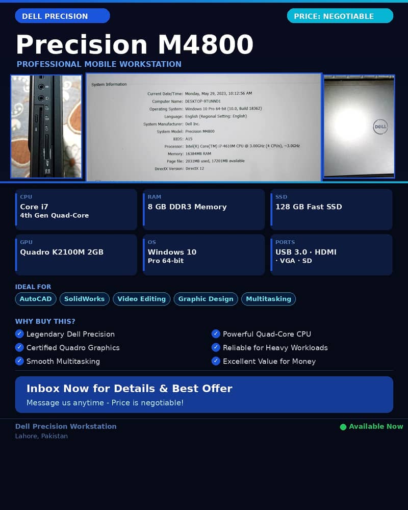 DELL PRECISION M4800 0