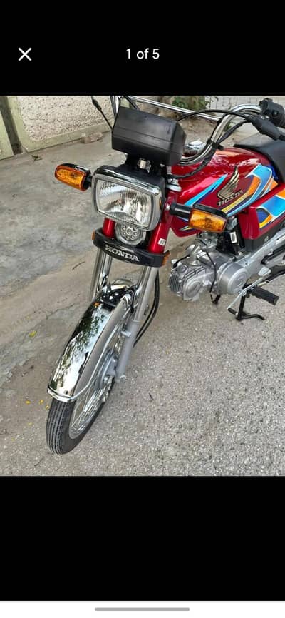 Honda CD 70 for sale only use one month