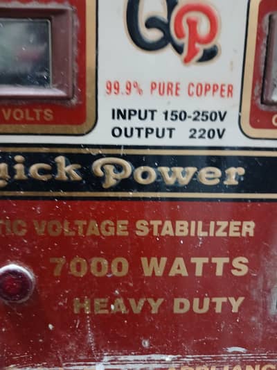 Stablizer 7000 watts