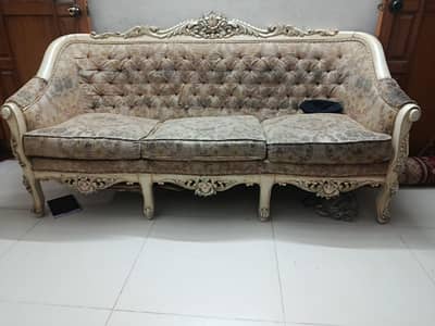 7 Seater Sofa Set - Luxury Sofa - Wooden Sofa -Sofa For Sale - Sofa