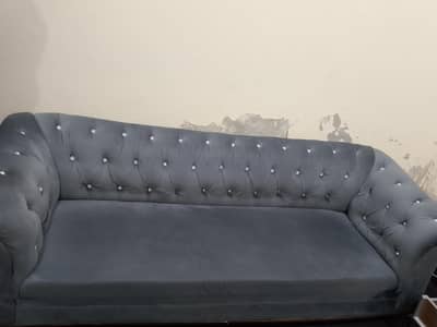 Velvet sofa set