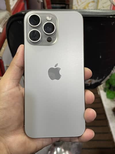 iPhone 15 Pro Max 256gb non pta with box (contact 03441430043)