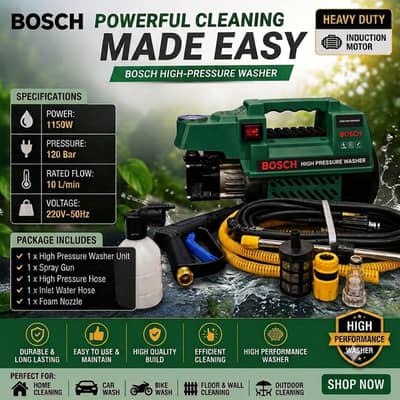 BOSCH GERMANY CAR PRESSURE WASHER SOLAR WASHER  WASHER SOLAR WASHER