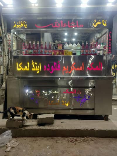 Stainless Steel Ice Cream & Falooda Counter for Sale