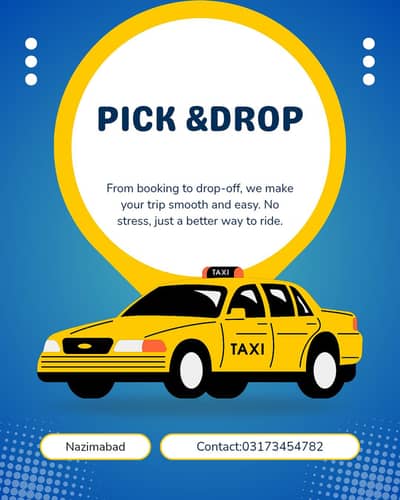 pick and drop service for Nazimabad