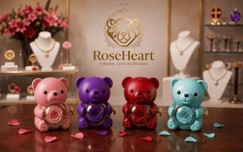  RoseHeart Gift Box – FREE Jewelry Set Inside! Limited Stock 