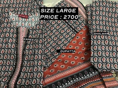 Three piece suit (lawn)