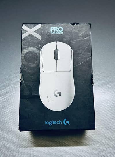 Logitech G Pro X Superlight Wireless Mouse - Amazon - White - Open Box