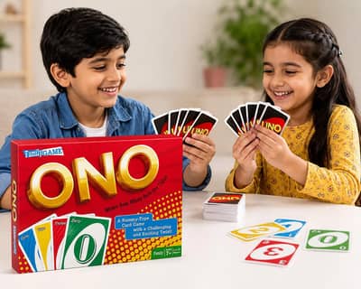 Ono Cards for kids playing Uno cards