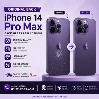 Original iPhone Back Glass Replacement Available