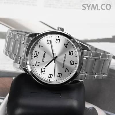 Casio Original Black & Silver Watch – New