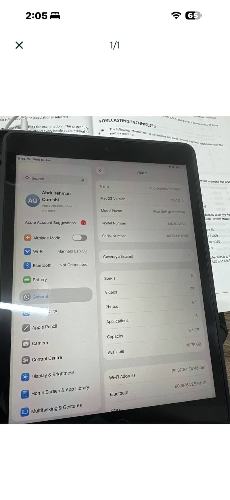 Ipad 9th generation 0