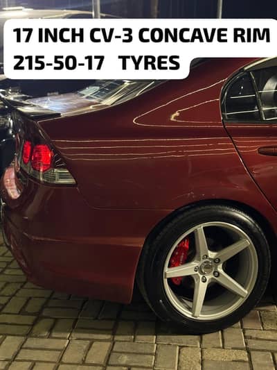 17 inch vossen cv 3 rim tyre