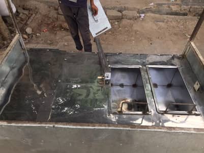 New condition fries fryer with complete products