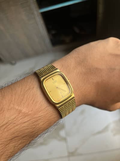 Citizen japan quartz gold plated